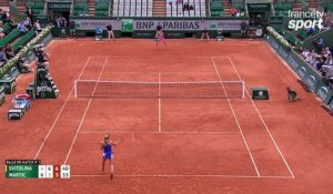Roland-Garros 2017 : La joie de Svitolina qui renverse Martic ! (4-6, 6-3, 7-5)