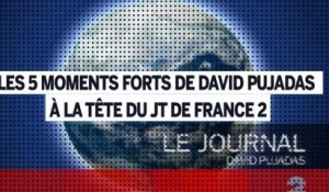 Les 5 moments forts de la carrière de David Pujadas à la tête du JT de France 2