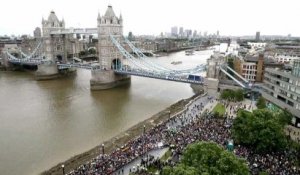 Les images de la veillée de Londres en hommage aux victimes