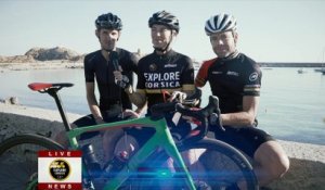 Explore Corsica 2017 - Le Mag Cyclism'Actu - Fred Millet à l'Explore Corsica avec Frank Schleck et Cadel Evans
