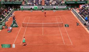 Roland-Garros 2017 : Quel passing de Mladenovic face à Bacsinszky !