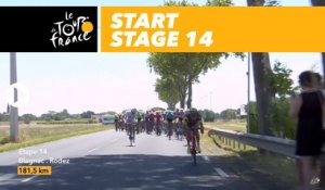 Départ / Start - Étape 14 / Stage 14 - Tour de France 2017