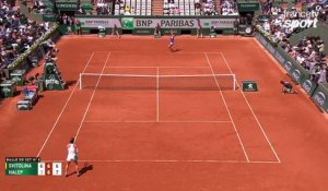 Roland-Garros 2017 : Avec beaucoup de réussite, Halep revient à hauteur de Svitolina ! (6-3, 6-7)