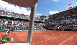 Roland-Garros 2017 : Le premier rallye est remporté par Andy Murray (1-3)