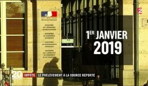 Impôts : le prélèvement à la source reporté