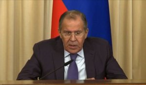 Frappes en Syrie: une "agression" pour Lavrov