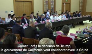 Climat: le gouverneur de Californie veut coopérer avec la Chine