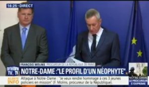 Attaque à Notre-Dame: le procureur évoque "un intérêt très marqué" de l'assaillant "pour les thèses de Daesh"