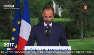 Législatives : "Depuis un mois, la France est de retour", estime le Premier ministre, Edouard Philippe