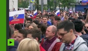 Arrestations lors d'une manifestation anti-corruption à Moscou, lors de la Journée de Russie