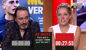 Foot - EDS - la chaîne L'Equipe : Paris doit-il accepter 100M d'Euros pour Verratti ?