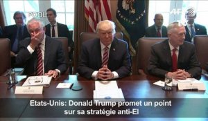 Trump promet un point sur sa stratégie anti-EI