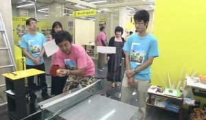 Des japonais réalisent une machine de Rube Goldberg