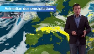 Prévisions météo pour la journée du mercredi 14 juin