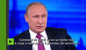 Vladimir Poutine : «Les sanctions nous ont obligé à mettre nos cerveaux en marche»