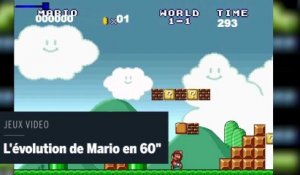 L'évolution de Mario en 60 secondes