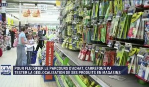Pour fluidifier le parcours d'achat, Carrefour va tester la géolocalisation de ses produits en magasins - 17/06