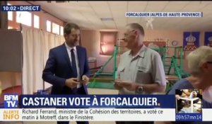 VIDÉO - Christophe Castaner a voté à Forcalquier