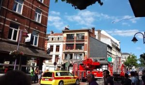 Incendie dans un immeuble à Verviers