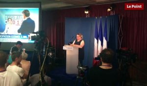 Les militants FN attendent Marine Le Pen