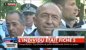 Champs Elysées: Le Ministre de l'Intérieur Gérard Collomb évoque une "tentative d'attentat"