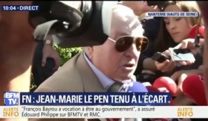 Accès refusé pour Jean-Marie Le Pen à une réunion du FN. "Le jour de mon anniversaire" regrette le fondateur du mouvement