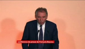 "Bayrou : "je choisis de préserver le gouvernement"