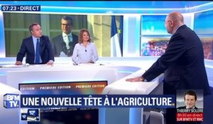 Stéphane Travert a appris qu'il devenait ministre de l'Agriculture "par un SMS" d'Emmanuel Macron