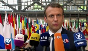 "Nous allons travailler sur la lutte contre le terrorisme", annonce Macron pour son premier Conseil européen