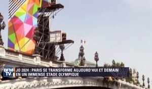 Paris se mets aux couleurs des Jeux Olympiques ce week-end