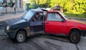 Des Russes ont tenté de fabriquer un spinner géant à partir de trois voitures