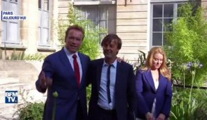 Après Emmanuel Macron, Arnold Schwarzenegger rencontre Nicolas Hulot