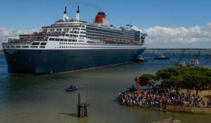 REPLAY : Retour du Queen Mary 2 à Saint-Nazaire