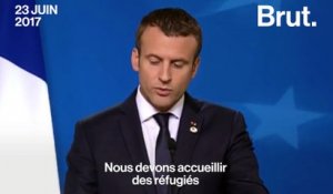 Accueil des réfugiés : Emmanuel Macron vs Gérard Collomb