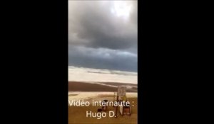 Coup de vent à Hossegor (40) : l'océan déchaîné
