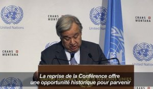 Chypre : le chef de l'ONU salue une "opportunité historique"