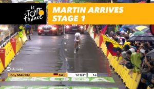 Arrivée de Tony Martin - Étape 1 / Tony Martin arrives Stage 1 - Tour de France 2017