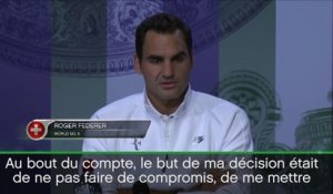 Wimbledon - Federer : "J'ai manqué Roland-Garros pour réussir ici"