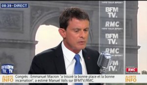 Manuel Valls: "Emmanuel Macron a trouvé la bonne place et la bonne incarnation"