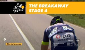 L'échappée / The breakaway  - Étape 4 / Stage 4 - Tour de France 2017