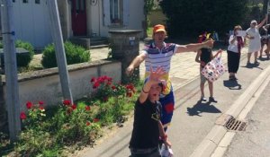 Tour de France 2017 Ambiance à bord de la caravane Cochonou Vosges
