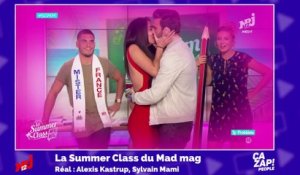 Echange de baiser passionné sur le plateau de La Summer Class du Mad Mag