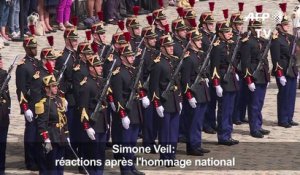 Réactions après l'hommage national à Simone Veil