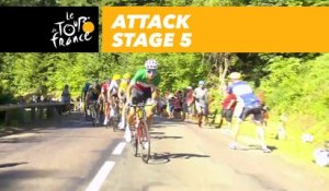 Aru attaque / attacks - Étape 5 / Stage 5 - Tour de France 2017