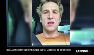 Guillaume Canet incontrôlable, dans sa voiture, sur un morceau de rock, la vidéo hilarante
