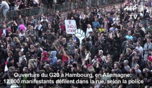 Hambourg: la manifestation anti-G20 dégénère