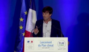 Nicolas Hulot présente le plan climat de la France