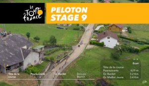 AG2R séprae le pelton en deux / AG2R is spliting the peloton in two - Étape 9 / Stage 9 - Tour de France 2017