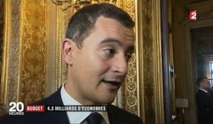 Budget : Gérald Darmanin annonce un plan d'économies de 4,5 milliards