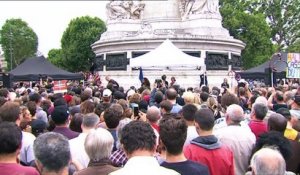 Rassemblement pour défendre le Code du travail à Paris